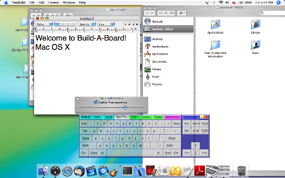Build-A-Board Mac OS X Select Sample