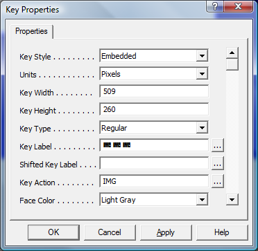 IU2011120677 Key Properties, custom character